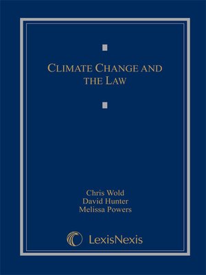 cover image of Climate Change and the Law